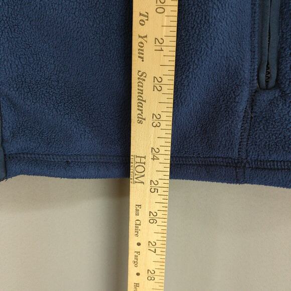 Vineyard Vines Vest Mens L Blue Fleece Pockets Full Zip - Picture 5 of 8